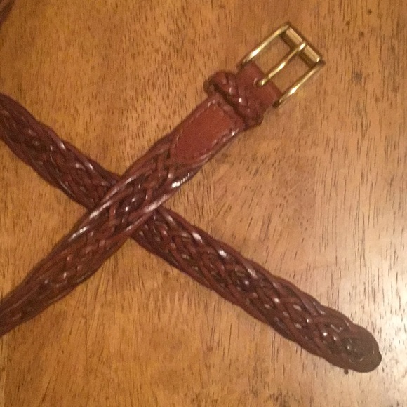 Talbots Leather Braided Belt - Picture 2 of 6